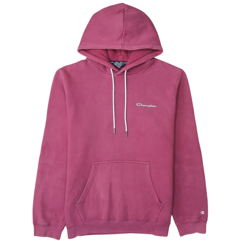 Champion 90's Drawstring Pockets Pullover Hoodie XLarge Burgundy Red made by Champion