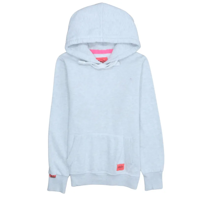 Super Dry 90's Plain Pullover Hoodie Medium Grey sold by Vintage Club