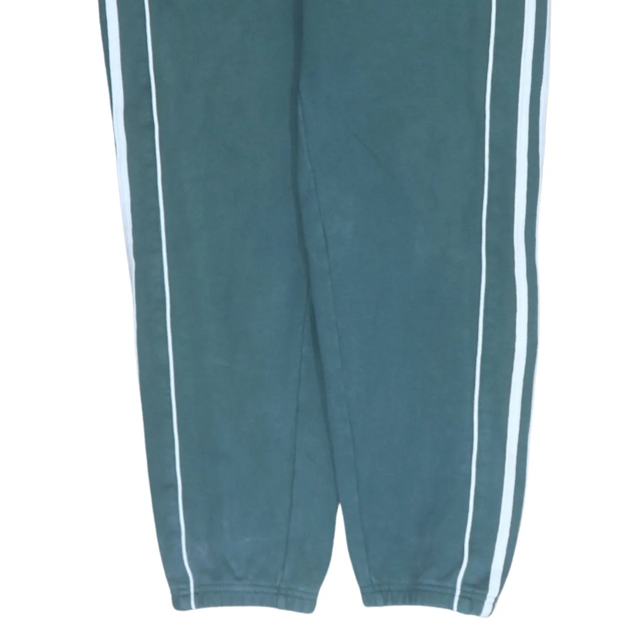 Adidas 90's 3 Stripes Casual Joggers / Sweatpants Medium Green sold by Vintage Club product image thumbnail 4