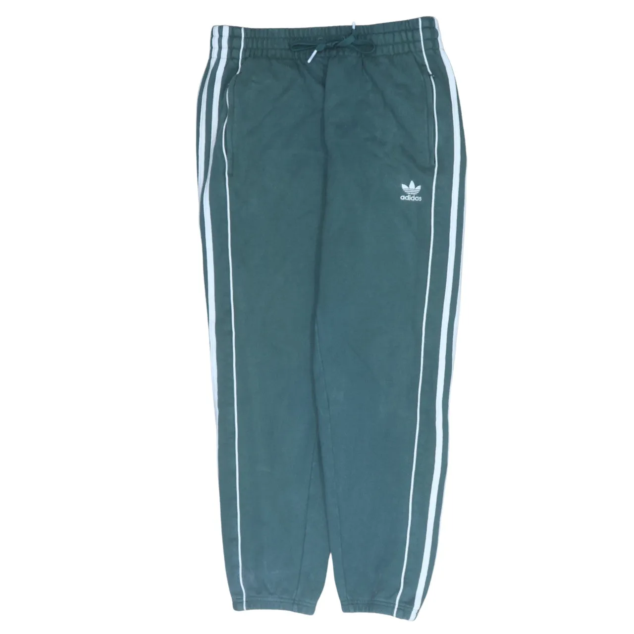 Adidas 90's 3 Stripes Casual Joggers / Sweatpants Medium Green sold by Vintage Club