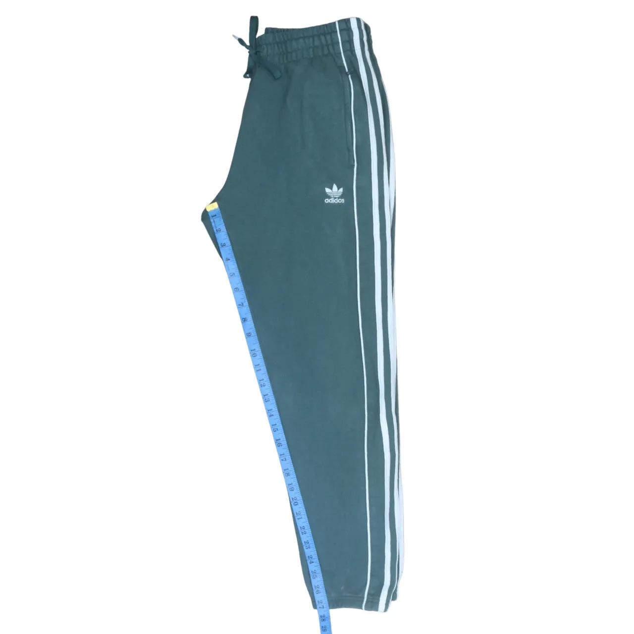 Adidas 90's 3 Stripes Casual Joggers / Sweatpants Medium Green sold by Vintage Club product image thumbnail 5