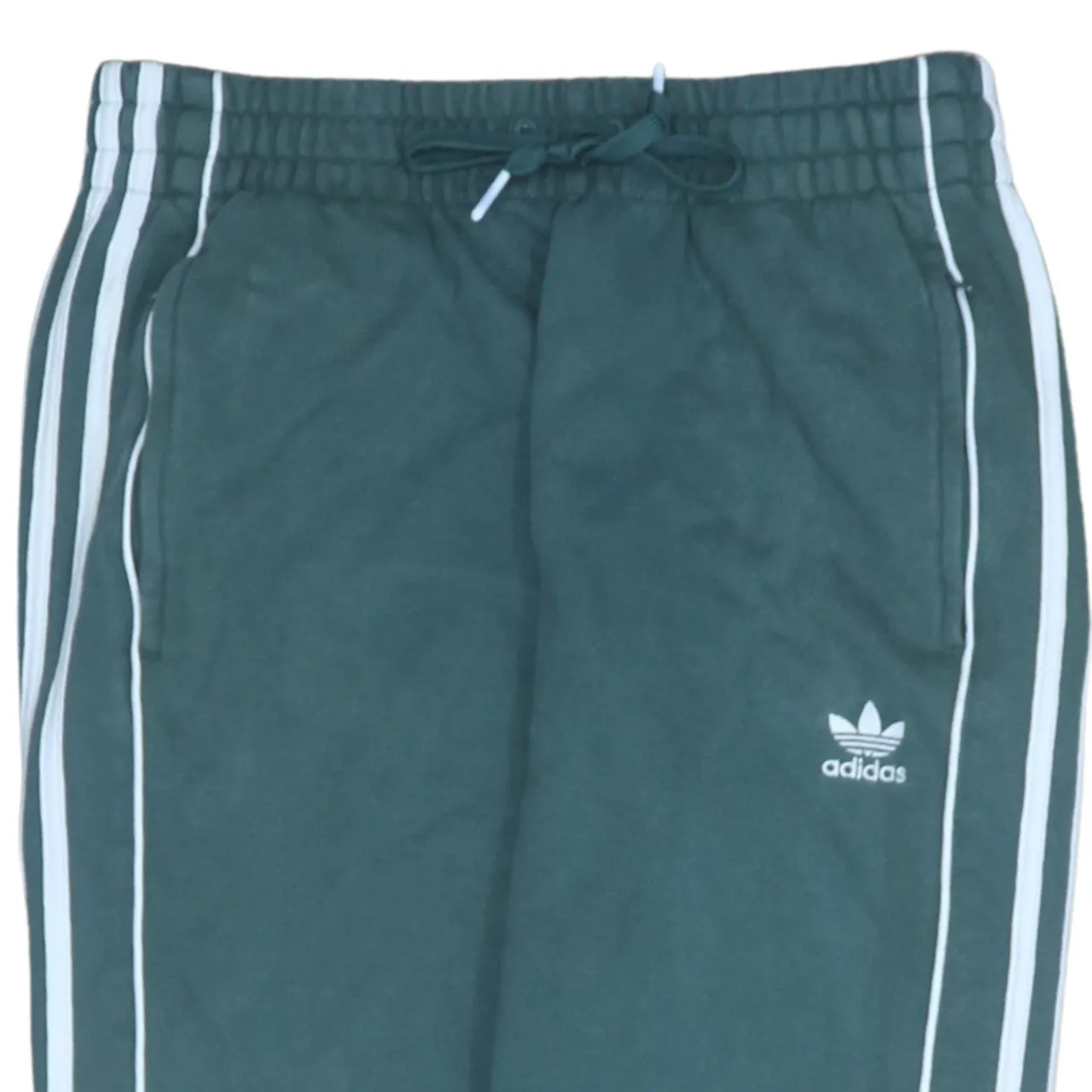 Adidas 90's 3 Stripes Casual Joggers / Sweatpants Medium Green sold by Vintage Club product image thumbnail 3