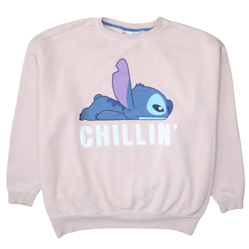 Disney 90's Stitch Crew Neck Sweatshirt XLarge  Grey sold by Vintage Club