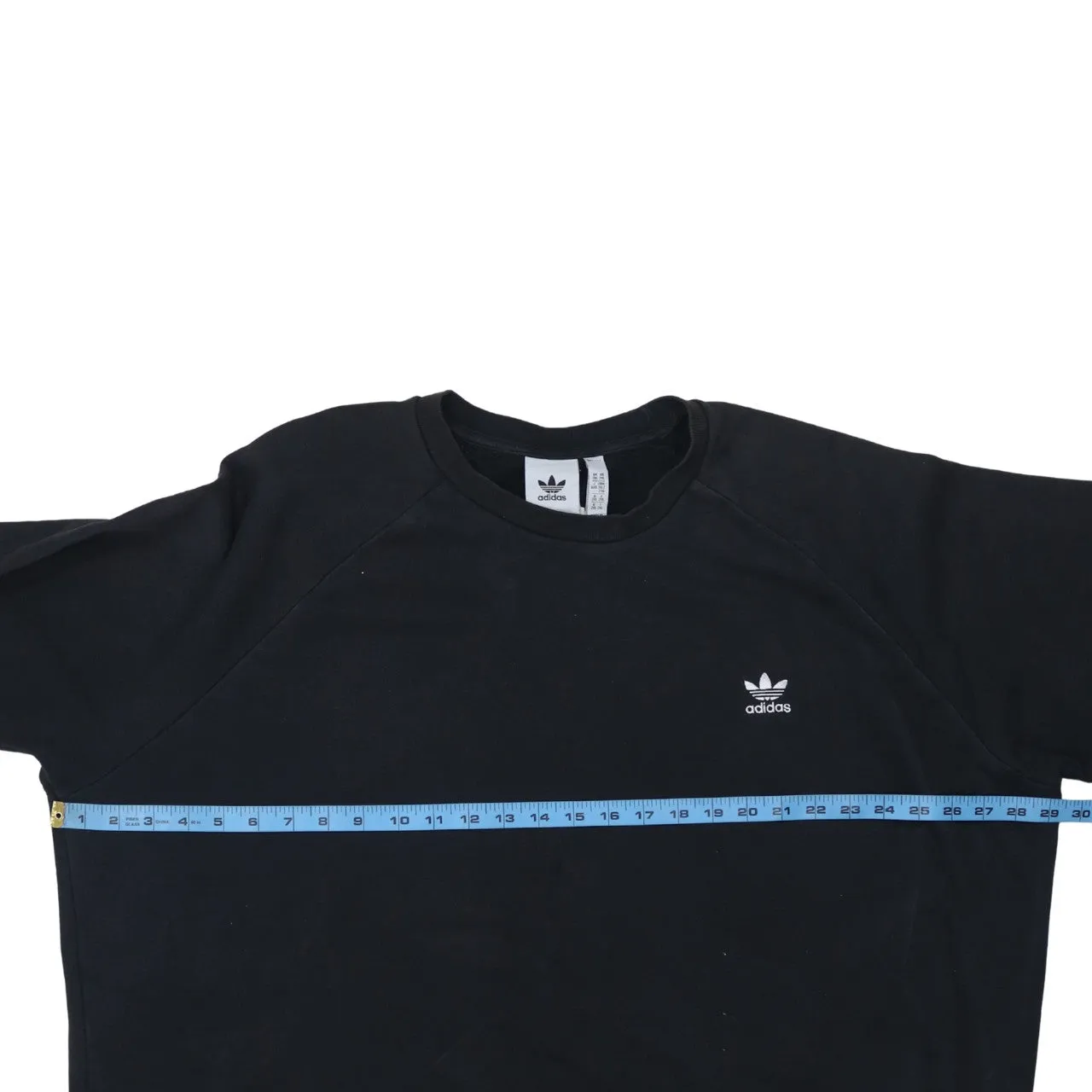 Adidas 90's Lightweight Crew Neck Sweatshirt XXLarge (2XL) Black sold by Vintage Club product image thumbnail 5