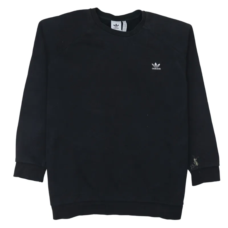 Adidas 90's Lightweight Crew Neck Sweatshirt XXLarge (2XL) Black sold by Vintage Club