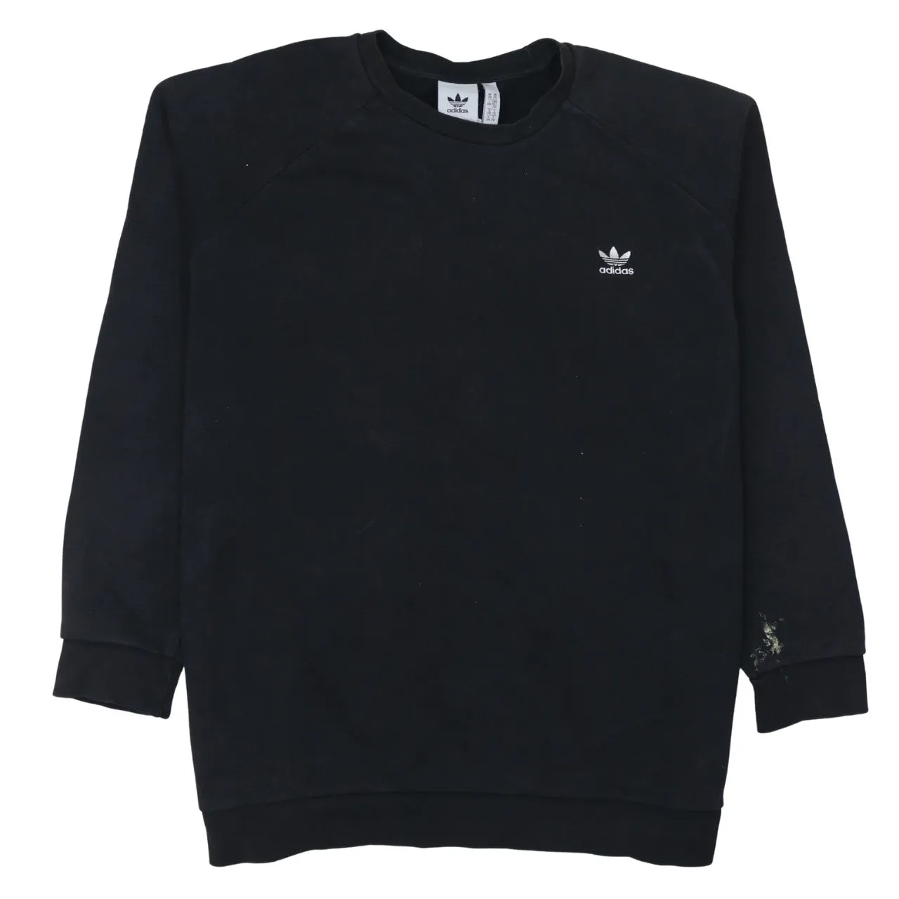 Adidas 90's Lightweight Crew Neck Sweatshirt XXLarge (2XL) Black sold by Vintage Club