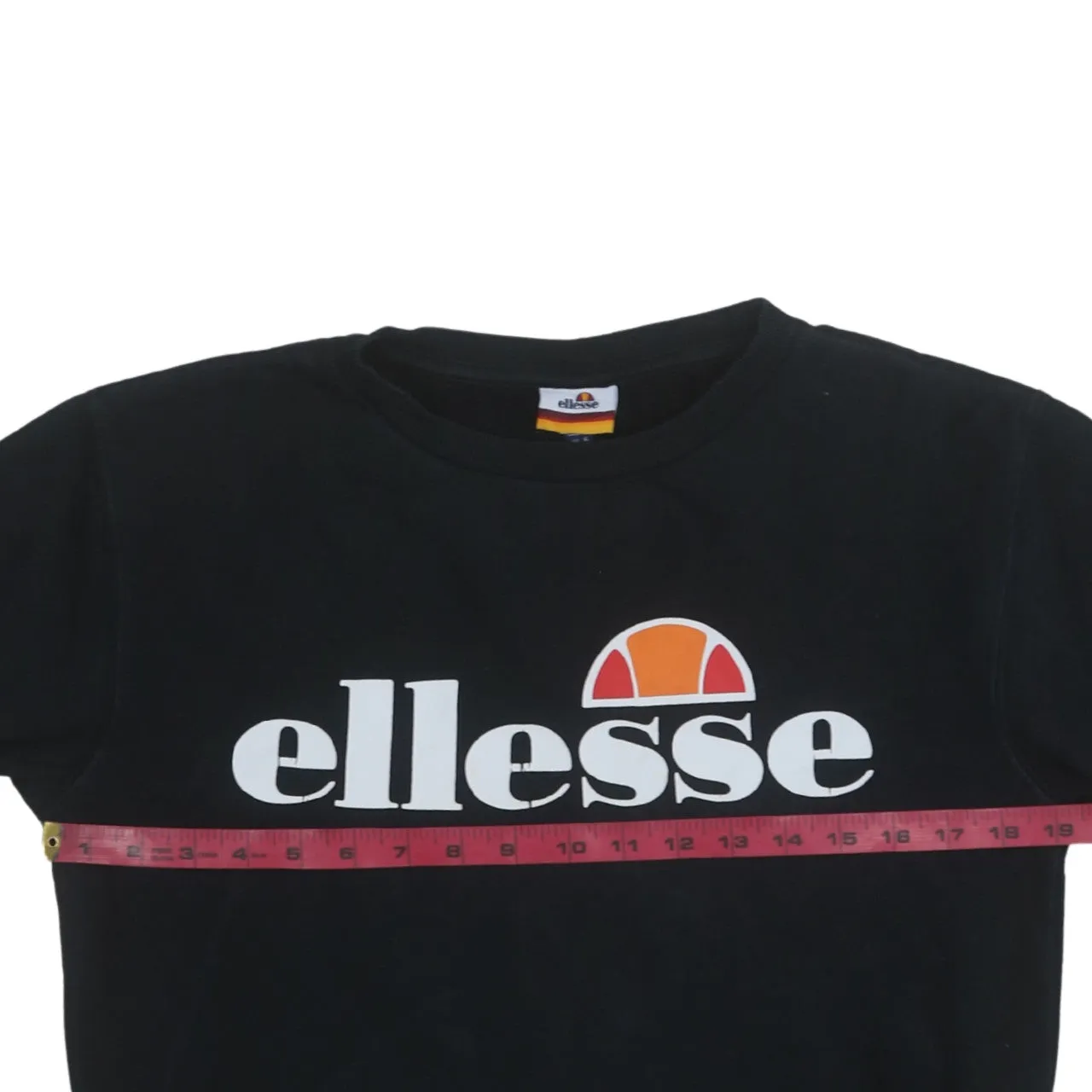 Ellesse 90's Spellout Crew Neck Sweatshirt Large Black sold by Vintage Club product image thumbnail 5
