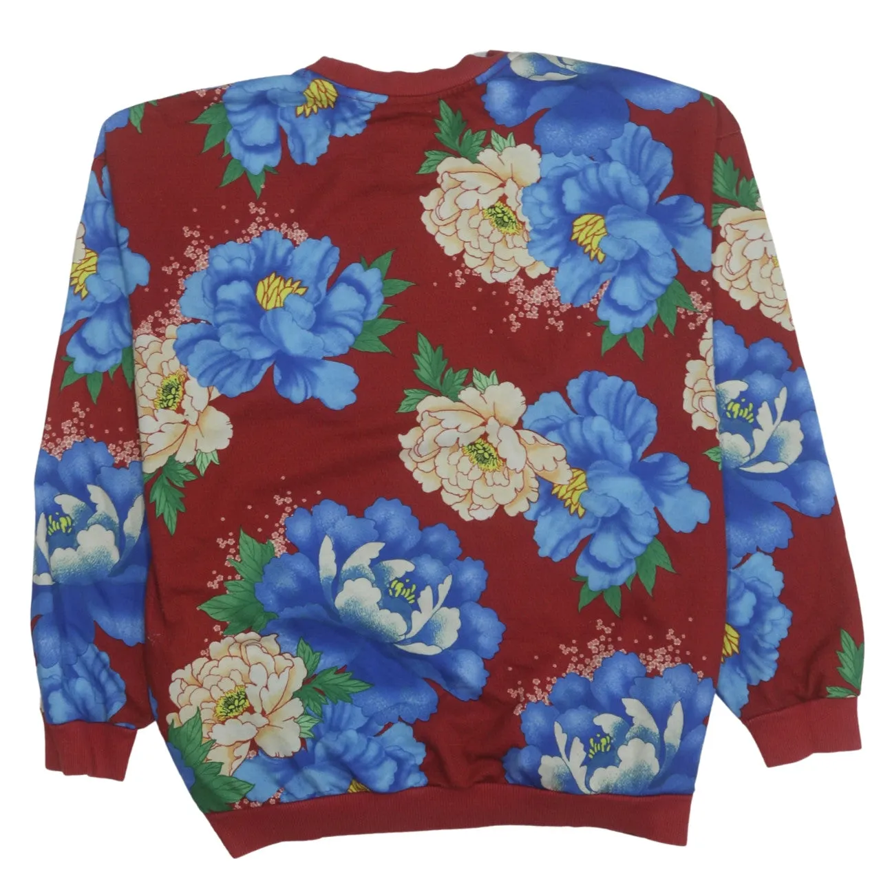 Adidas 90's Spellout Crew Neck Sweatshirt Small Red sold by Vintage Club product image thumbnail 2