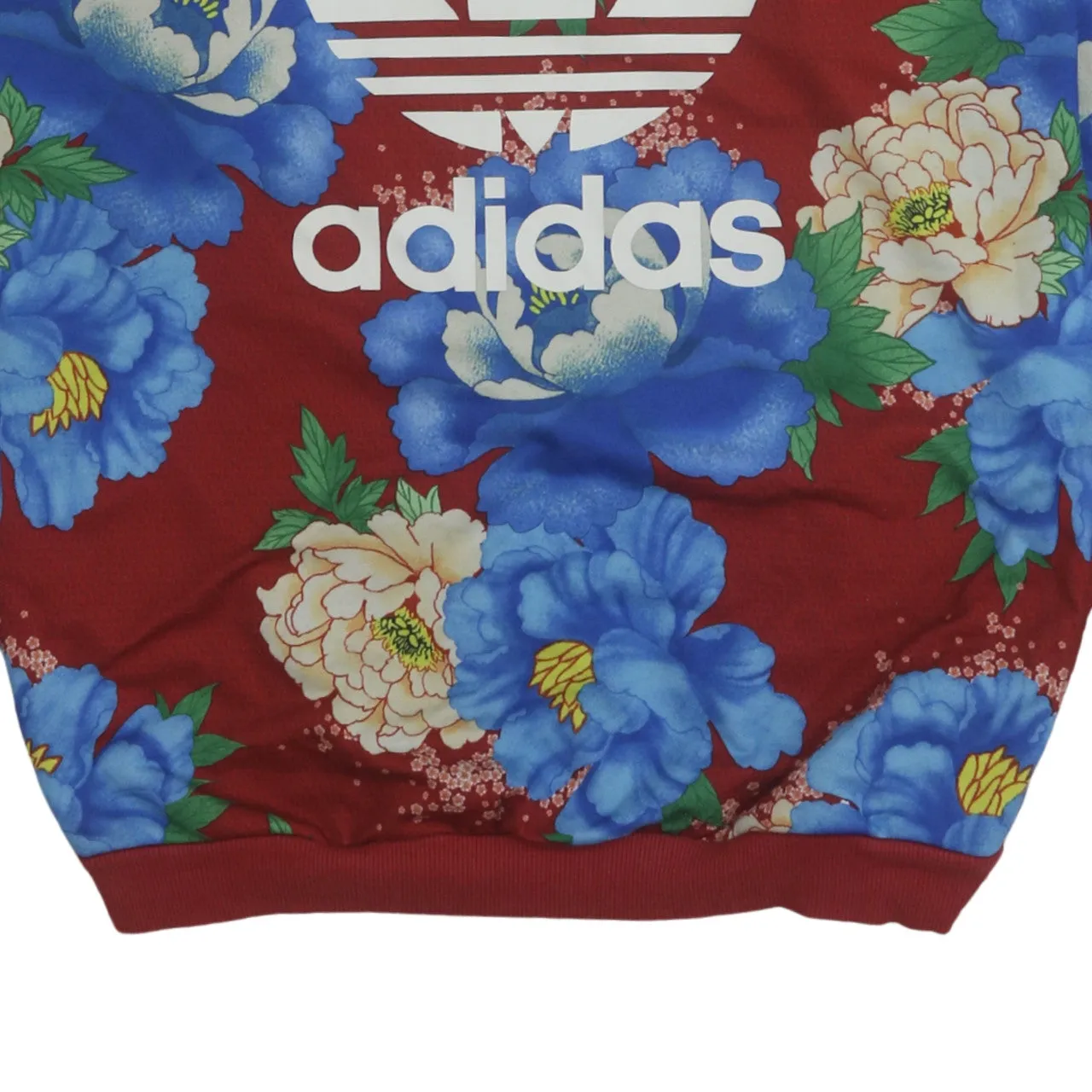 Adidas 90's Spellout Crew Neck Sweatshirt Small Red sold by Vintage Club product image thumbnail 4
