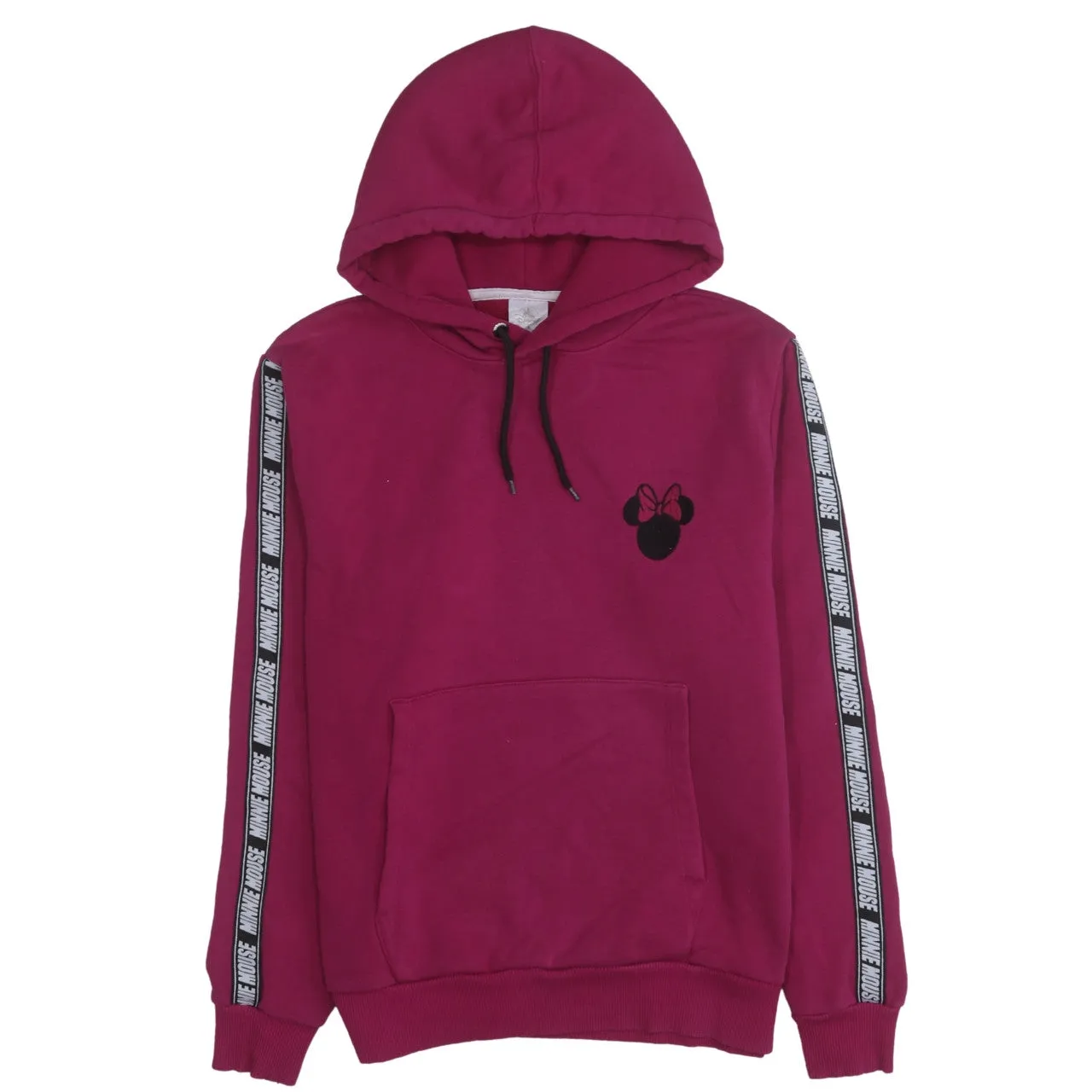 Disney 90's Drawstring Pockets Pullover Hoodie Small Pink sold by Vintage Club