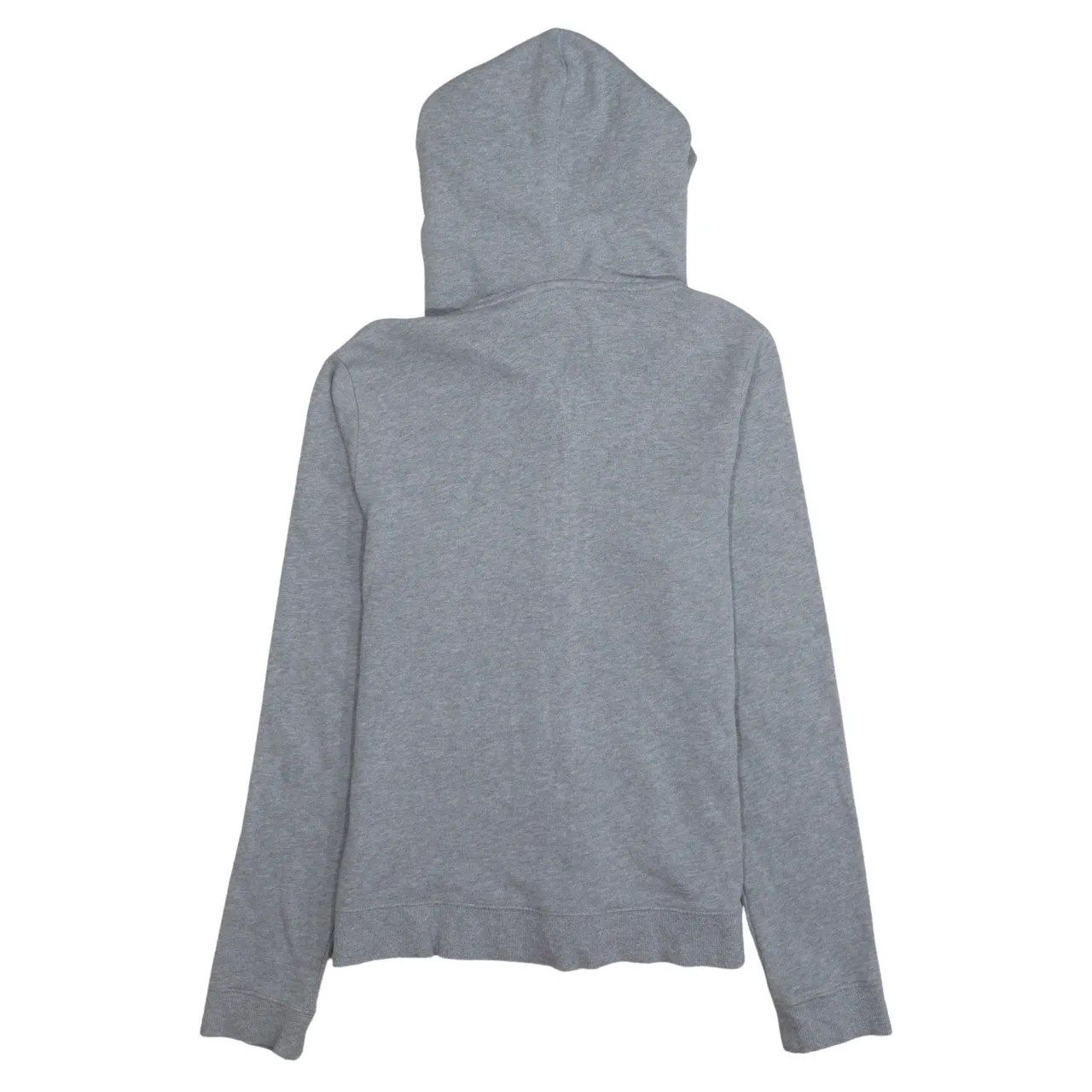 Tommy Hilfiger Grey Zip Hoodie Women’s Medium Embroidered Flag Logo Split Pockets Sweatshirt sold by Vintage Club product image thumbnail 2