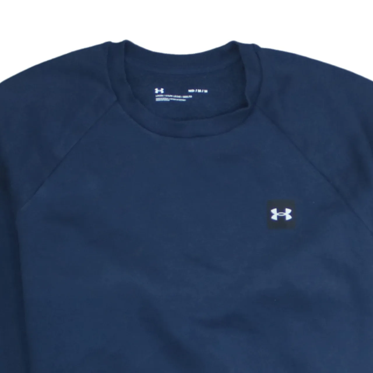 Under Armour 90's Lightweight Crew Neck Sweatshirt Medium Navy Blue sold by Vintage Club product image thumbnail 3