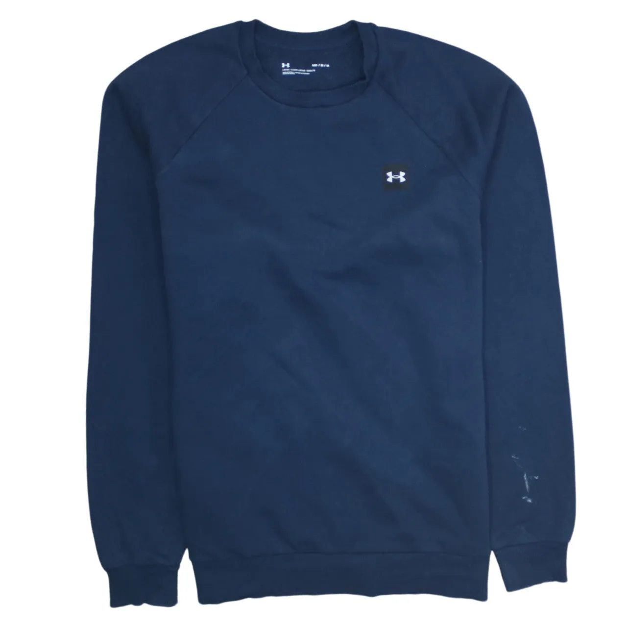 Under Armour 90's Lightweight Crew Neck Sweatshirt Medium Navy Blue sold by Vintage Club