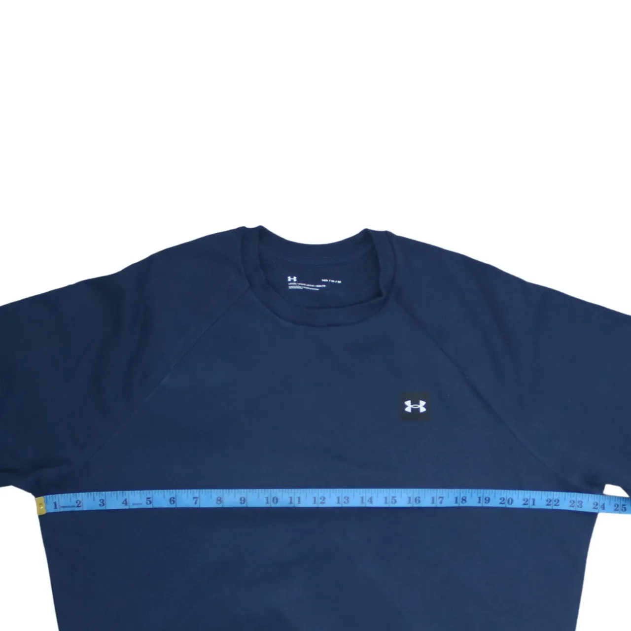 Under Armour 90's Lightweight Crew Neck Sweatshirt Medium Navy Blue sold by Vintage Club product image thumbnail 5