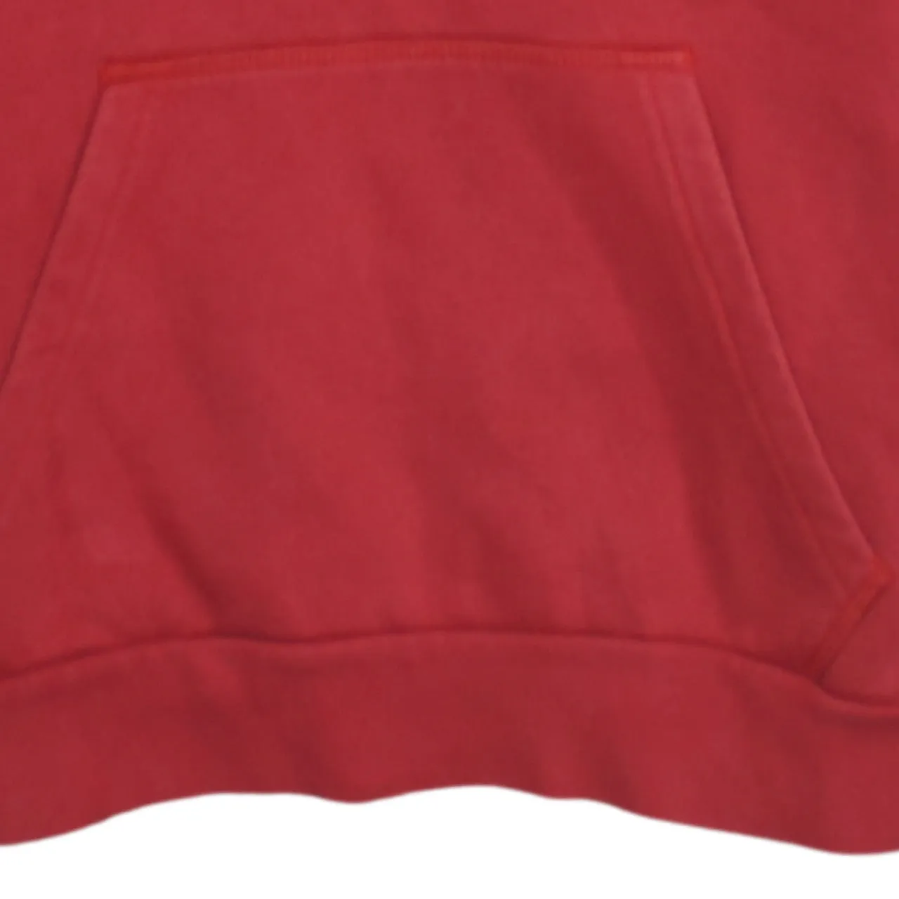 Adidas Red Hoodie Men's XSmall Embroidered Logo Contrast Piping Fleece Pullover Sweatshirt sold by Vintage Club product image thumbnail 4