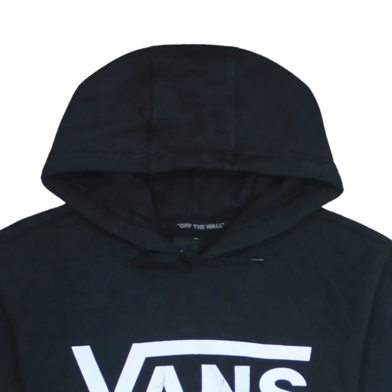 VANS 90's Spellout Pullover Hoodie Large Black sold by Vintage Club product image thumbnail 3