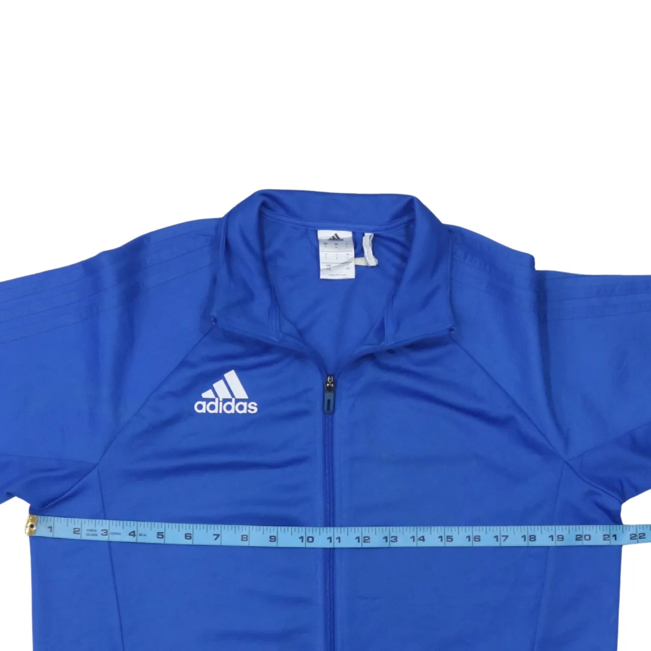Adidas 90's Lightweight Full Zip Up Sweatshirt Large Blue sold by Vintage Club product image thumbnail 5