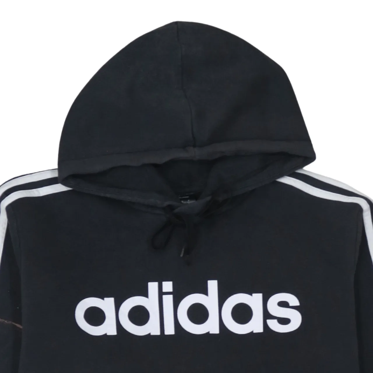 Adidas 90's Spellout Pullover Hoodie XLarge Black sold by Vintage Club product image thumbnail 3