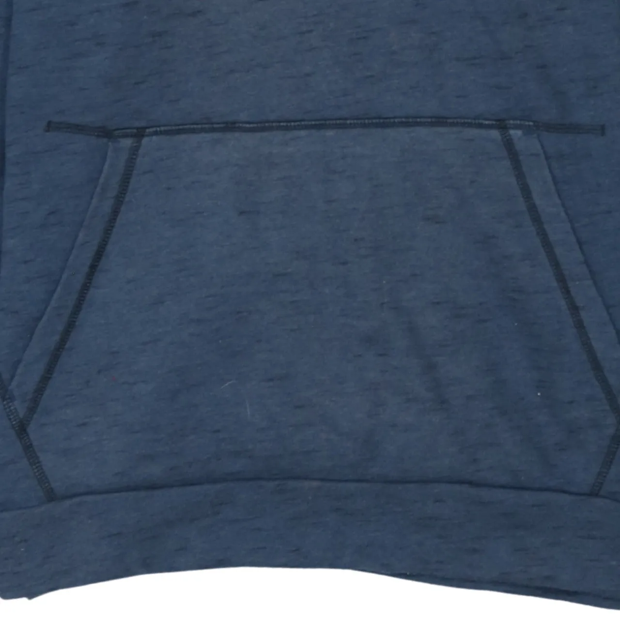 Adidas 90's Drawstring Pockets Pullover Hoodie Medium Navy Blue sold by Vintage Club product image thumbnail 4