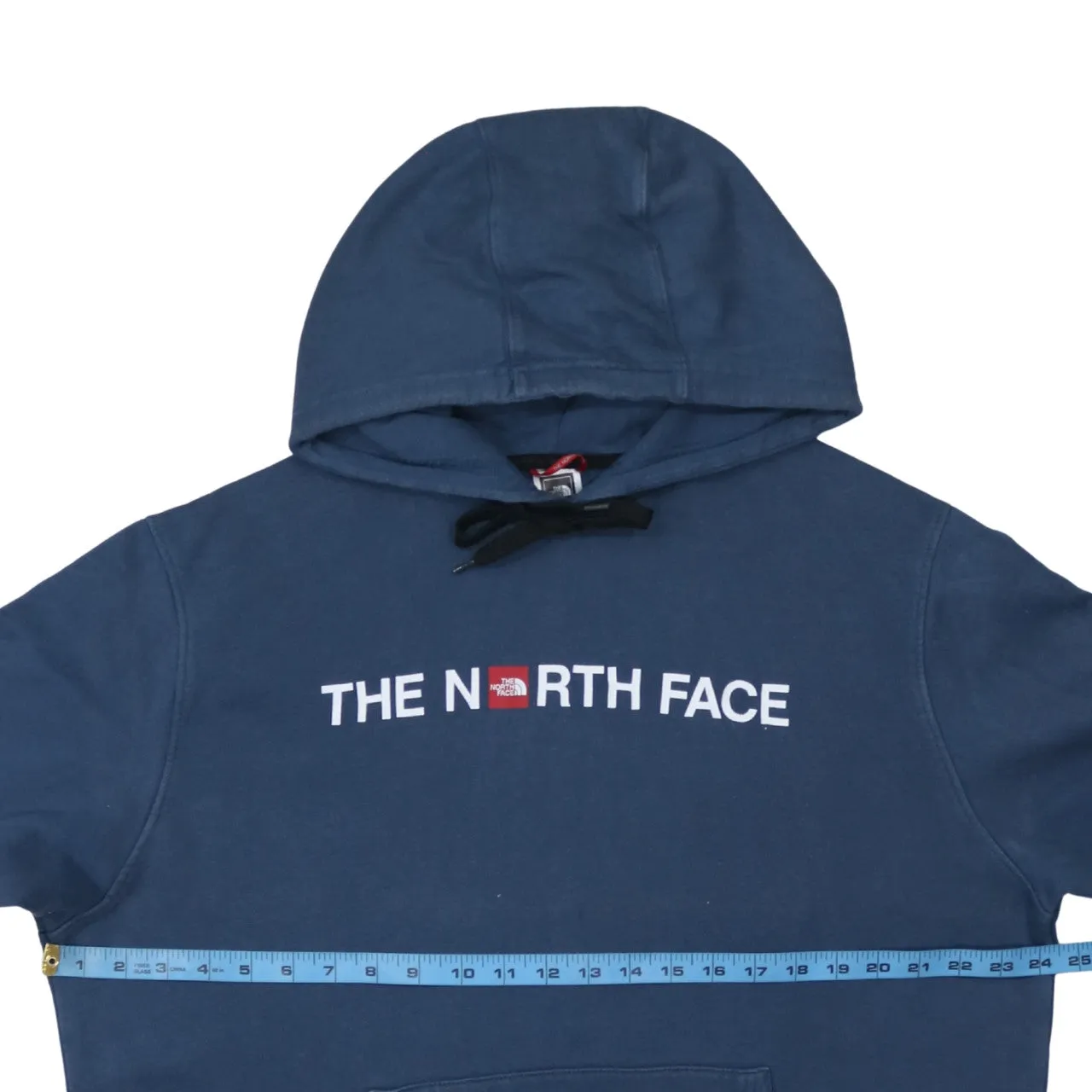 The North Face 90's Spellout Pullover Hoodie XLarge Blue sold by Vintage Club product image thumbnail 5