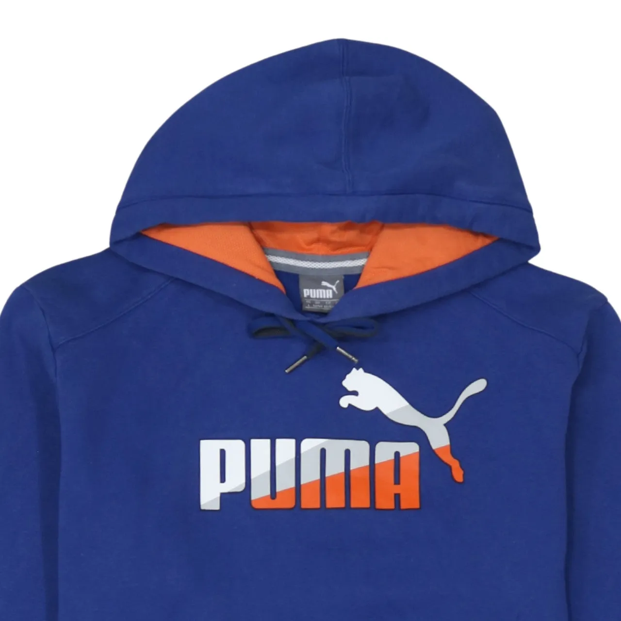 Puma 90's Spellout Pullover Hoodie Large Blue sold by Vintage Club product image thumbnail 3