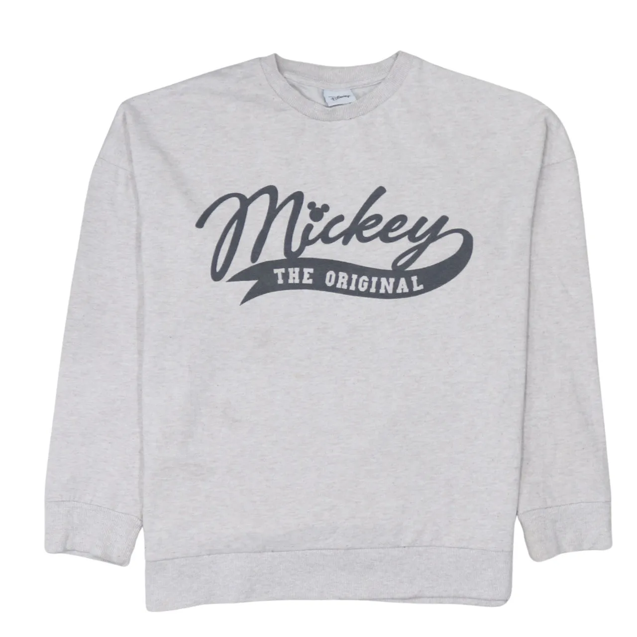 Disney 90's Mickey Mouse Crew Neck Sweatshirt Large Grey sold by Vintage Club