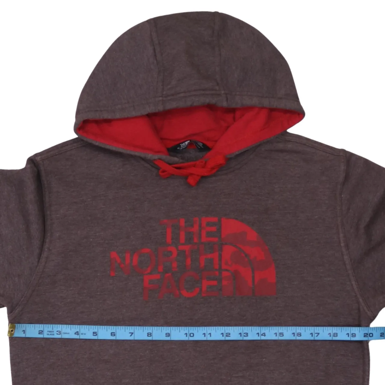The North Face 90's Spellout Pullover Hoodie Small Brown sold by Vintage Club product image thumbnail 5