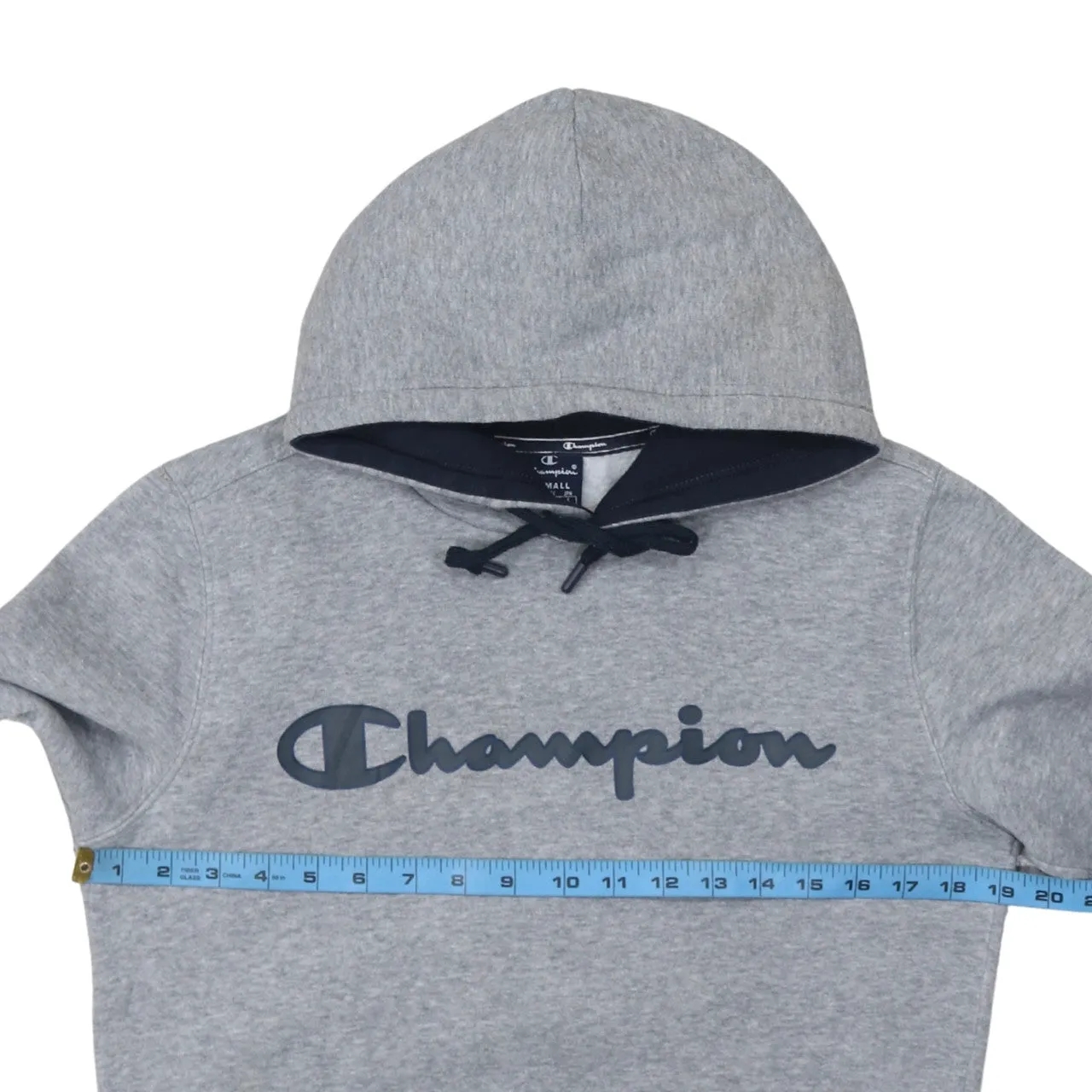 Champion 90's Spellout Pullover Hoodie XSmall Grey sold by Vintage Club product image thumbnail 5