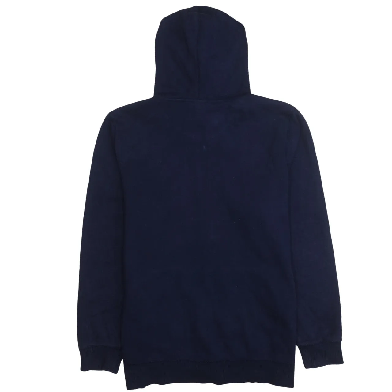 Under Armour 90's Drawstring Pockets Full Zip Up Hoodie Large Navy Blue sold by Vintage Club product image thumbnail 2
