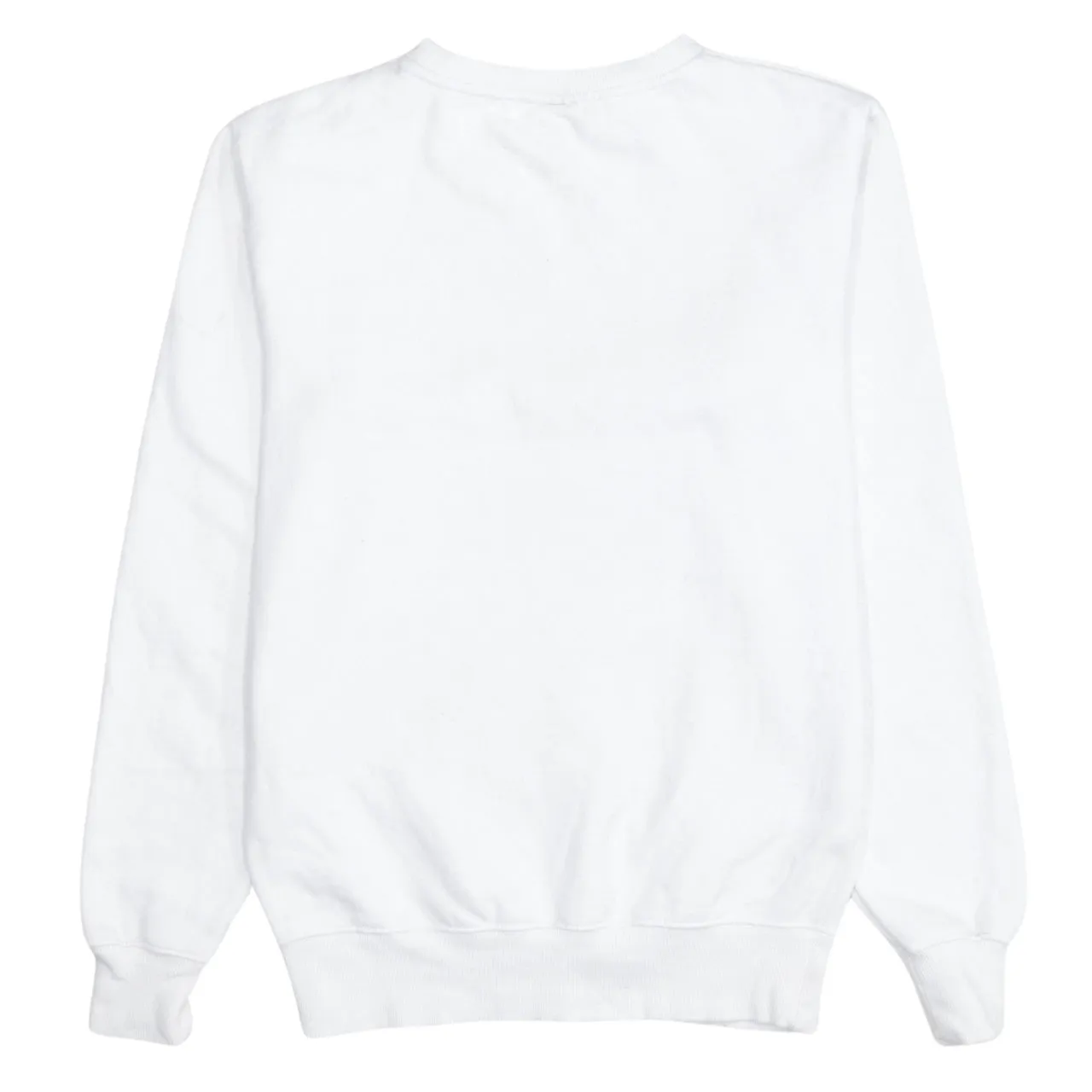 Ellesse White Sweatshirt Women's Medium Printed Front Logo Crewneck Pullover Top sold by Vintage Club product image thumbnail 2