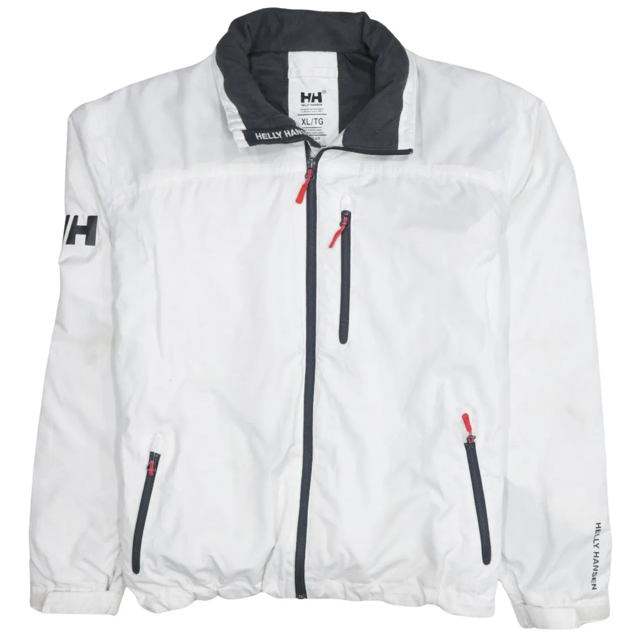 Helly Hansen 90's Lightweight Full Zip Up Windbreaker XLarge White sold by Vintage Club