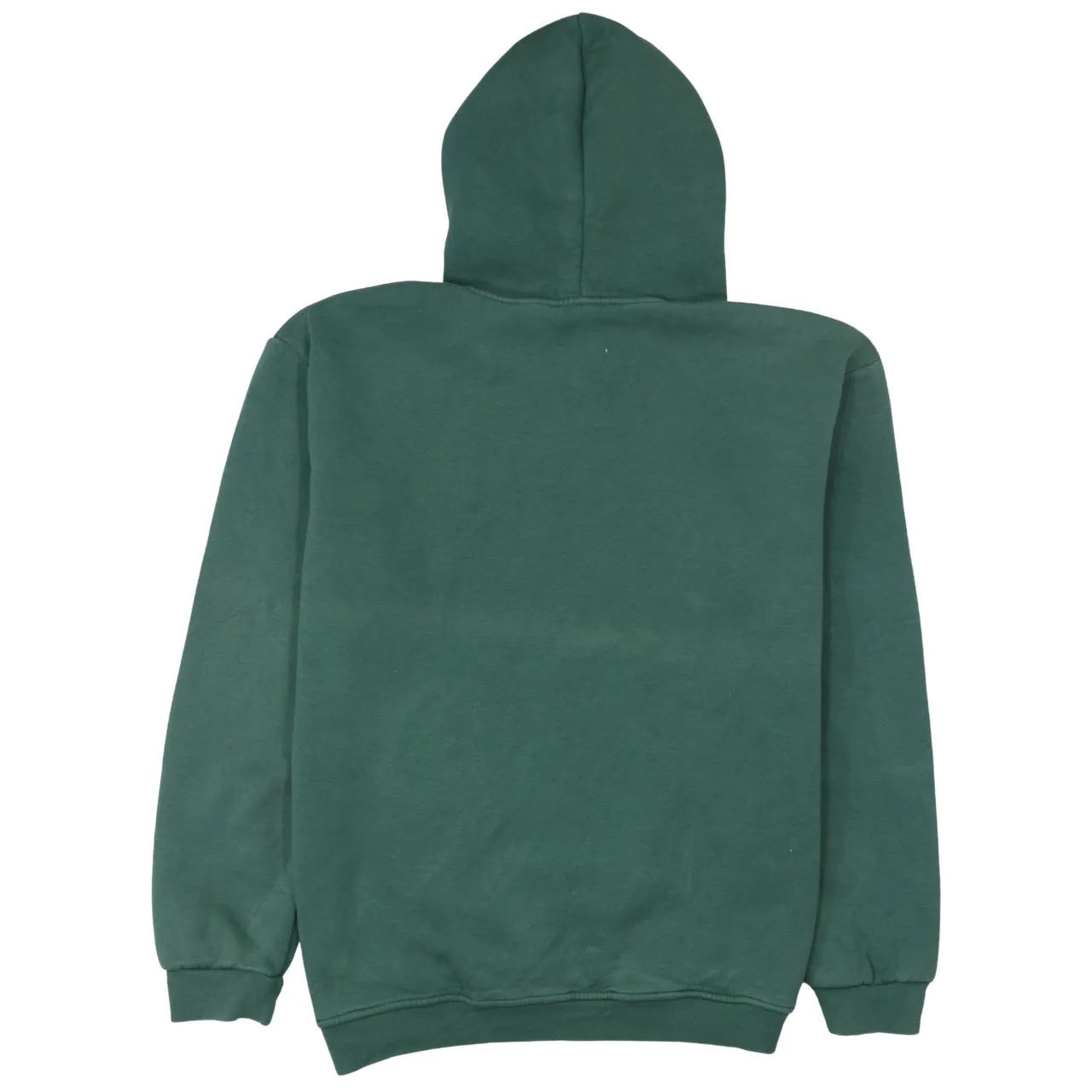 Adidas Dark Green Hoodie Men's Large Printed Logo Drawstring Hood Pullover Sweatshirt sold by Vintage Club product image thumbnail 2