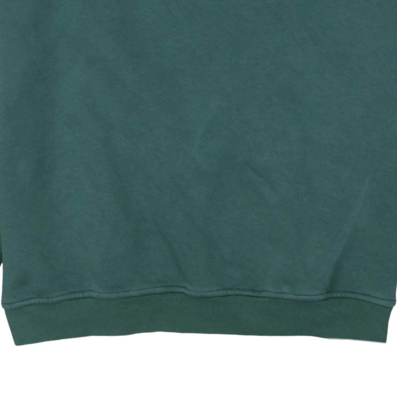 Adidas Dark Green Hoodie Men's Large Printed Logo Drawstring Hood Pullover Sweatshirt sold by Vintage Club product image thumbnail 4