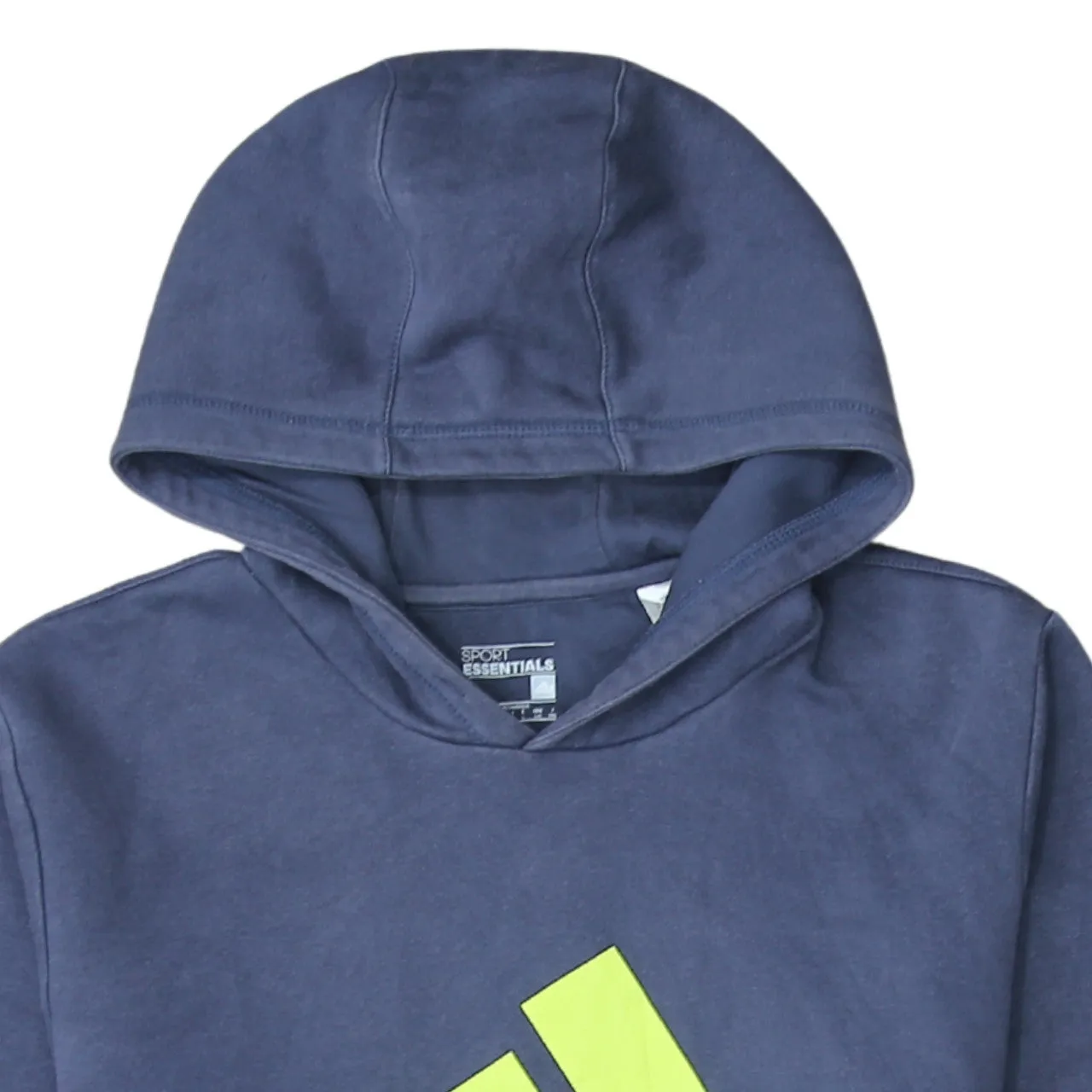 Adidas 90's Spellout Pullover Hoodie Large Navy Blue sold by Vintage Club product image thumbnail 3