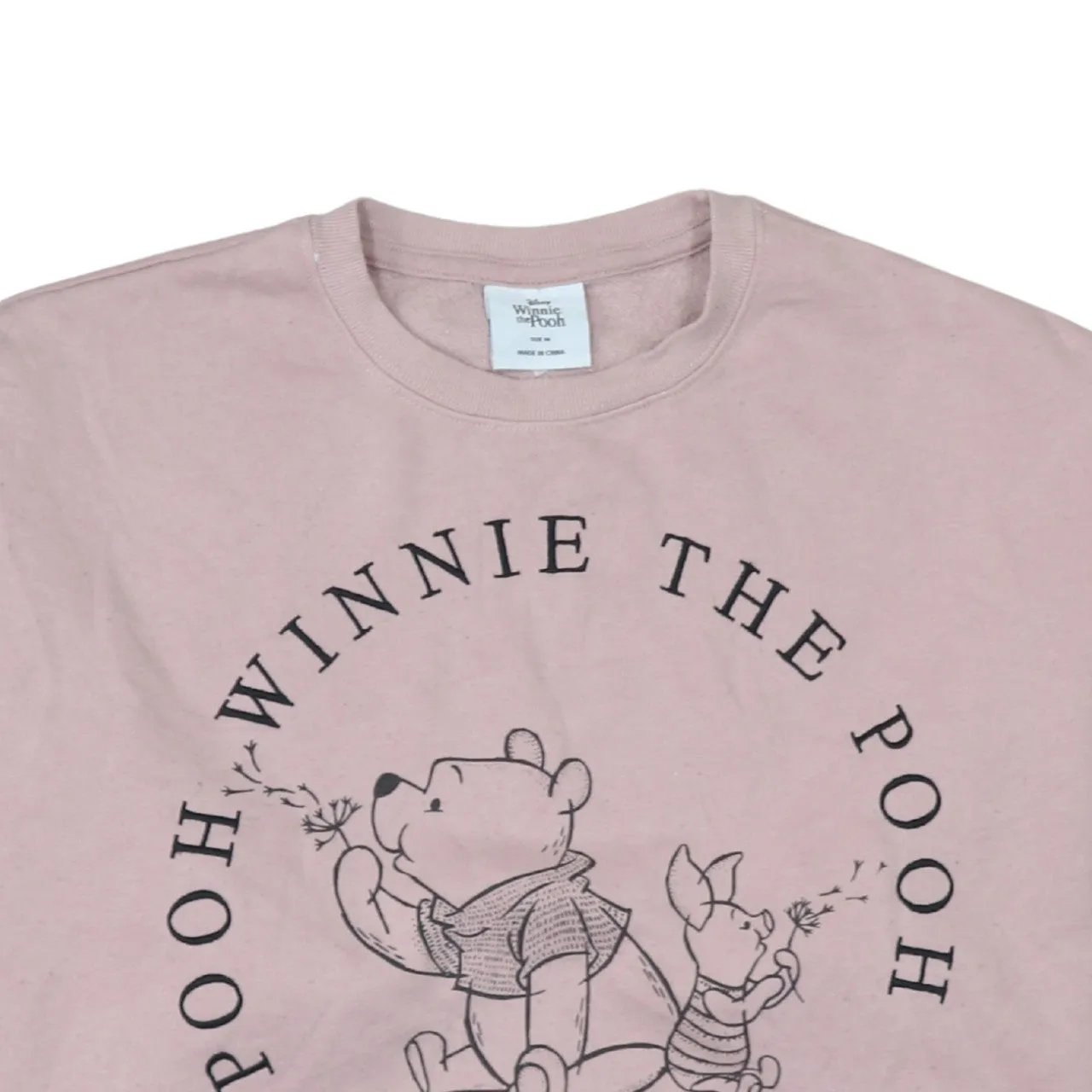 Disney 90's Winnie The Pooh Crew Neck Sweatshirt Medium Pink sold by Vintage Club product image thumbnail 3