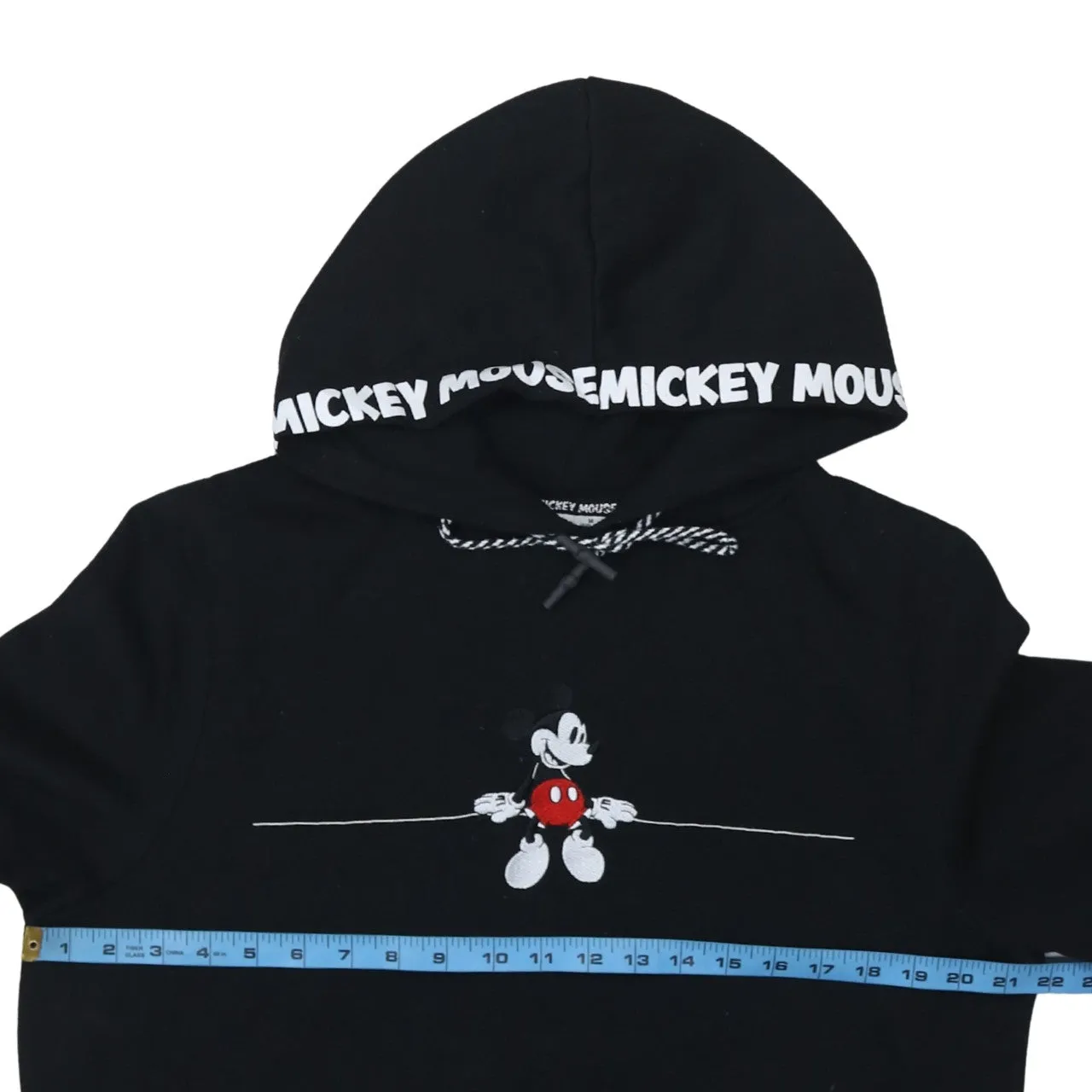 Disney 90's Mickey Mouse Pullover Hoodie Medium Black sold by Vintage Club product image thumbnail 5