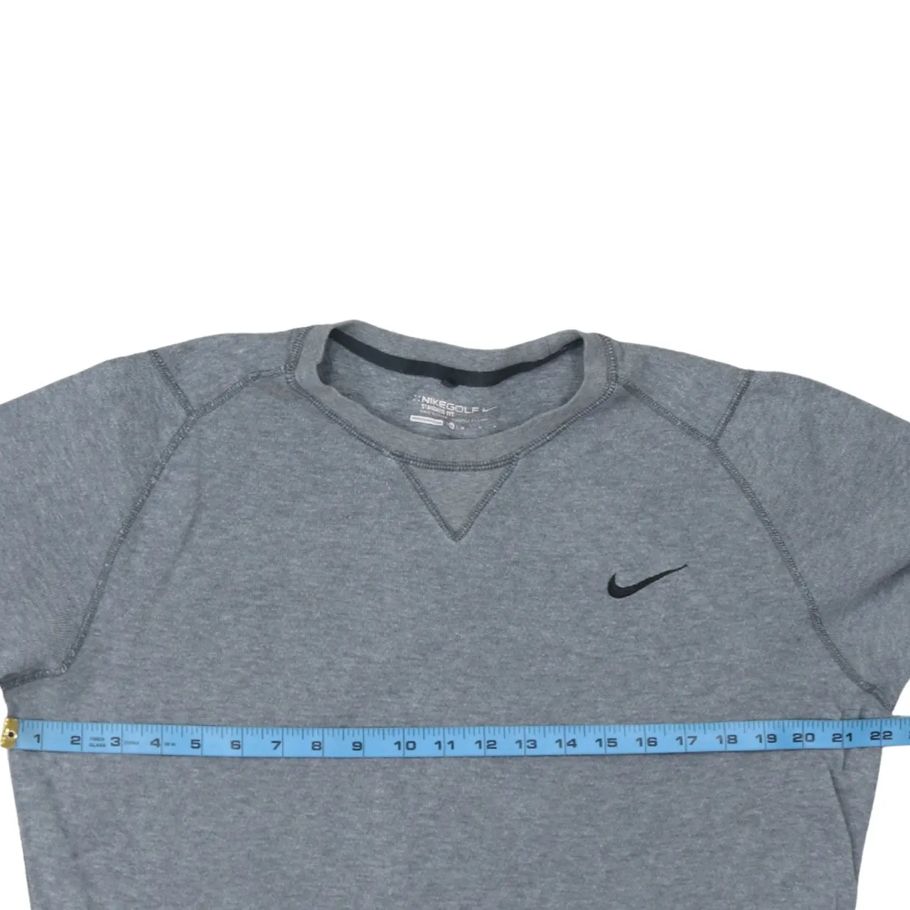 Nike 90's Swoosh Crew Neck Sweatshirt Medium Grey sold by Vintage Club product image thumbnail 5