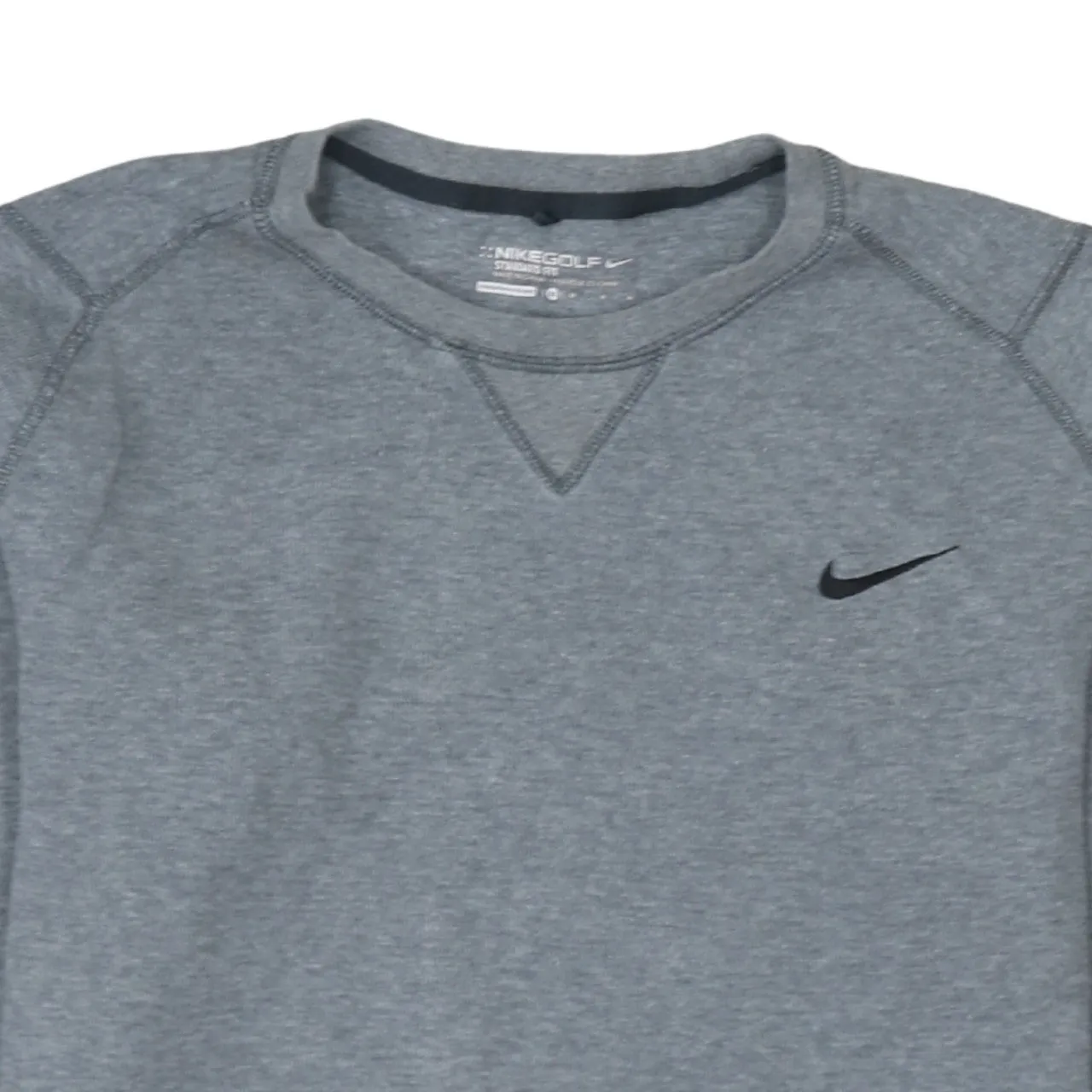 Nike 90's Swoosh Crew Neck Sweatshirt Medium Grey sold by Vintage Club product image thumbnail 3
