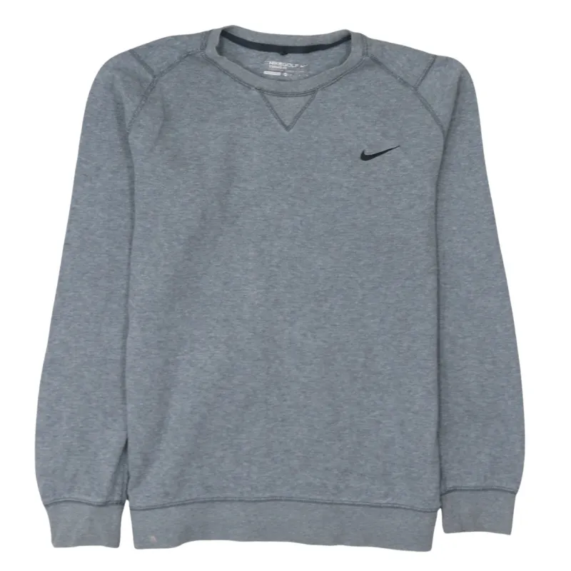 Nike 90's Swoosh Crew Neck Sweatshirt Medium Grey sold by Vintage Club