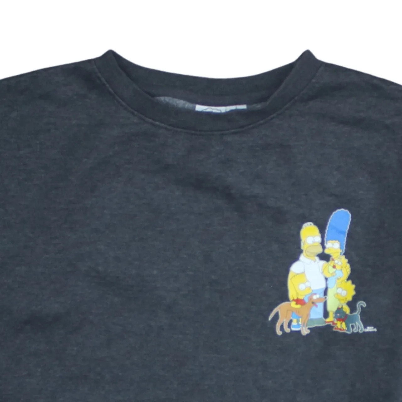 The Simpsons 90's Lightweight Crew Neck Sweatshirt Small Grey sold by Vintage Club product image thumbnail 3