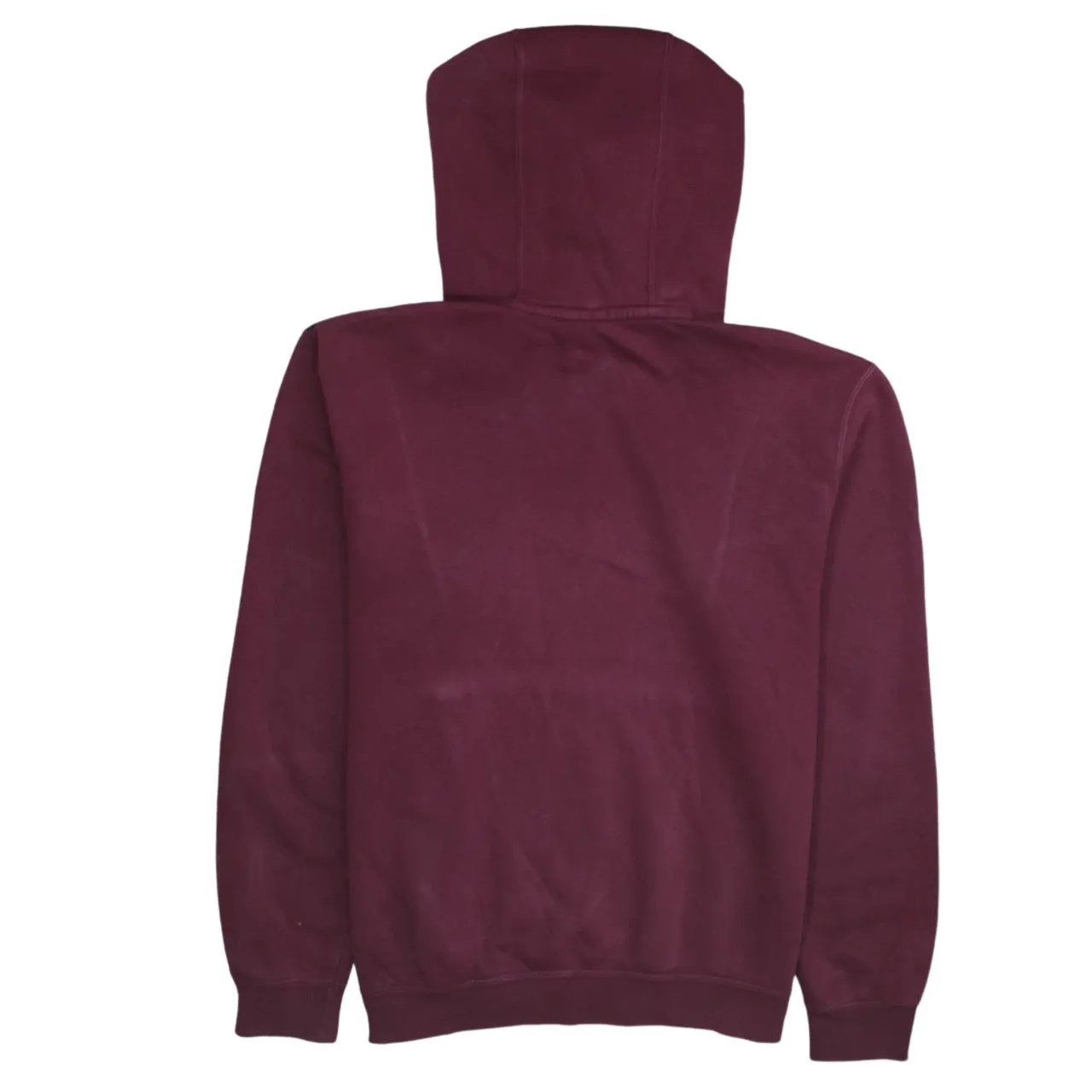 Nike 90's Center Middle Swoosh Pullover Hoodie Medium Burgundy Red sold by Vintage Club product image thumbnail 2