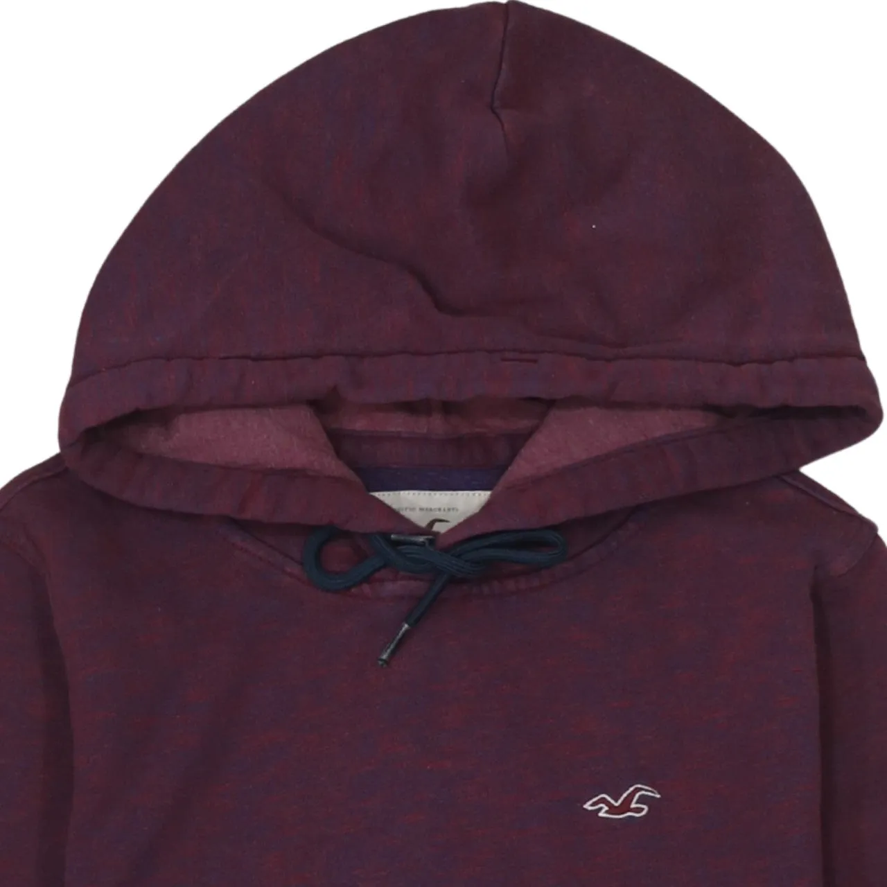 Hollister 90's Lightweight Pullover Hoodie Small Burgundy Red sold by Vintage Club product image thumbnail 3