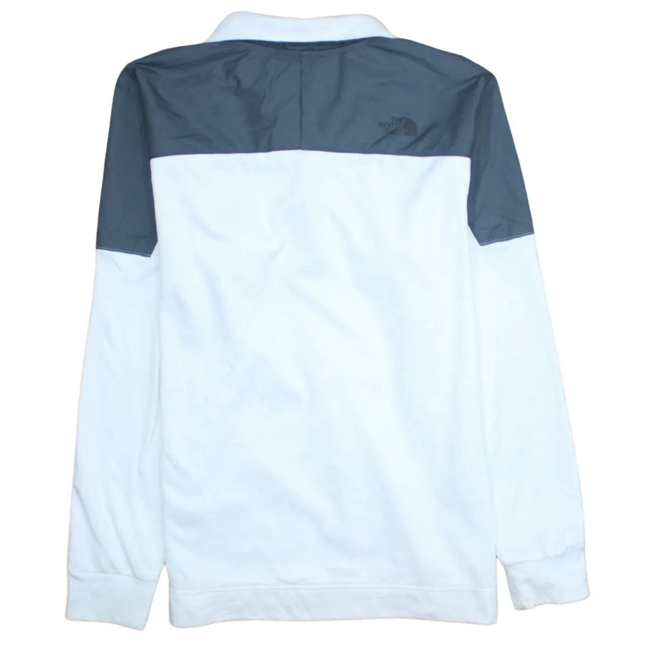 The North Face 90's Lightweight Quarter Zip Sweatshirt Medium White sold by Vintage Club product image thumbnail 2