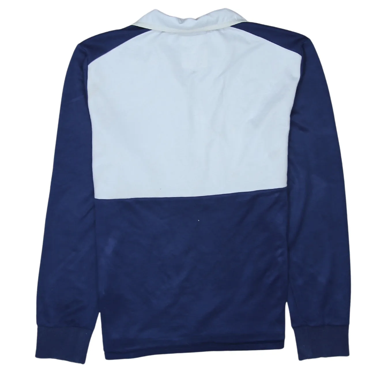 Diesel Navy Blue Half Zip Sweatshirt Women's XLarge Contrast Panel Printed Logo Pullover Top sold by Vintage Club product image thumbnail 2