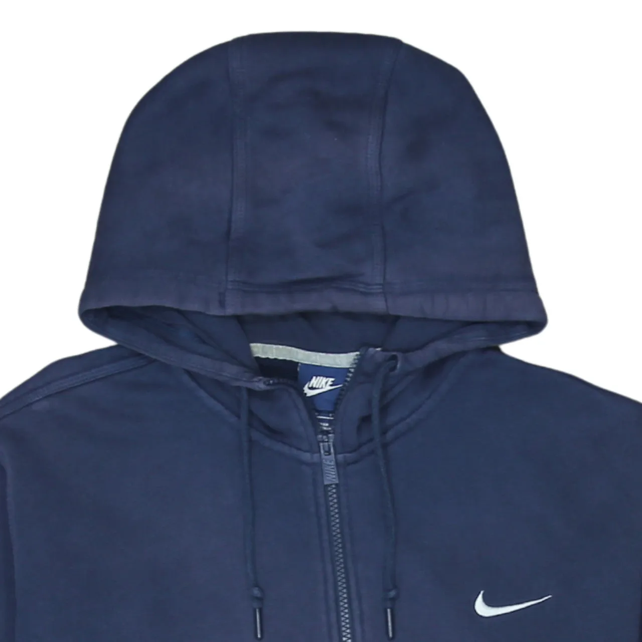 Nike 90's Swoosh Full Zip Up Hoodie XLarge Navy Blue sold by Vintage Club product image thumbnail 3