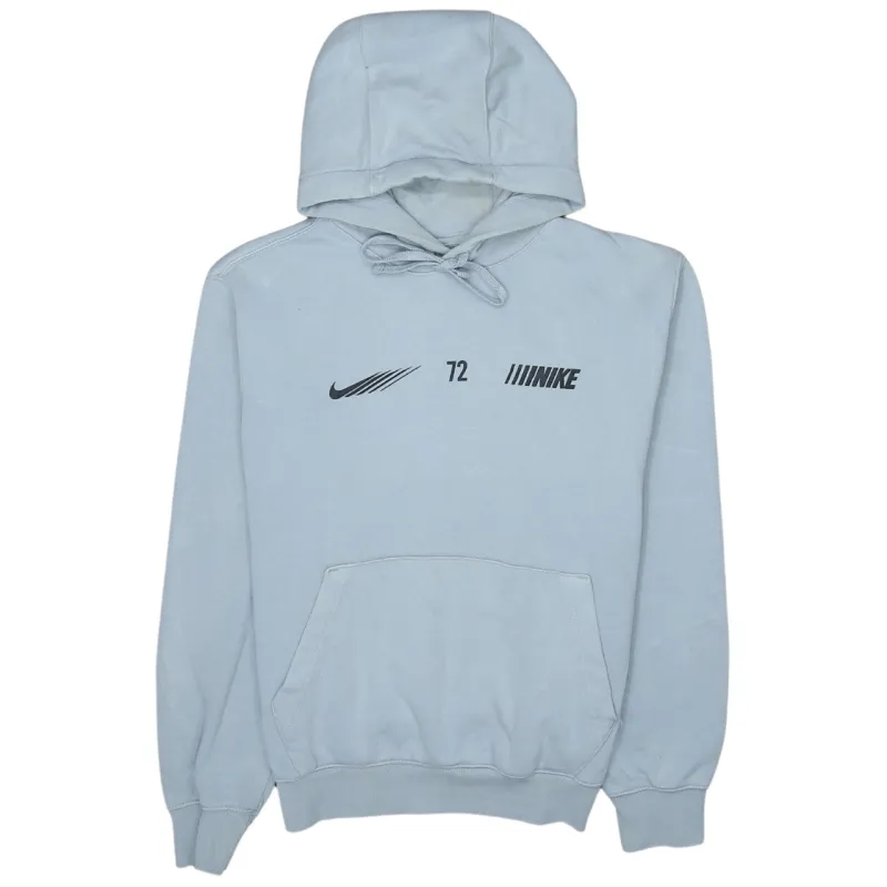 Nike 90's Swoosh Pullover Hoodie Small Grey sold by Vintage Club