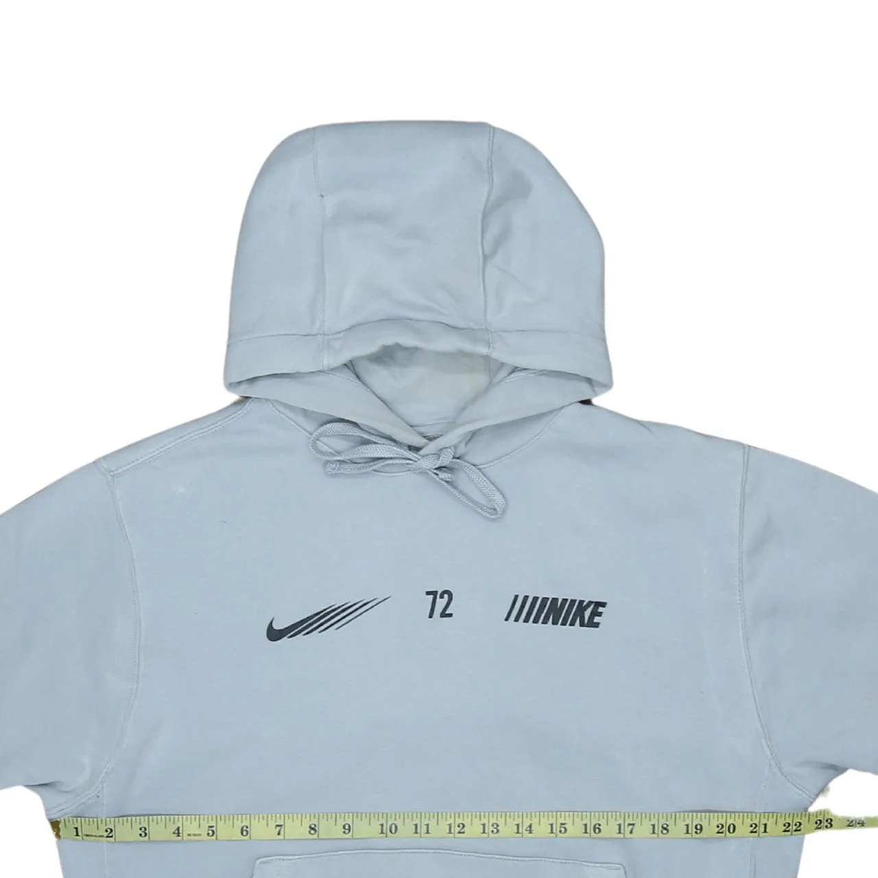 Nike 90's Swoosh Pullover Hoodie Small Grey sold by Vintage Club product image thumbnail 5