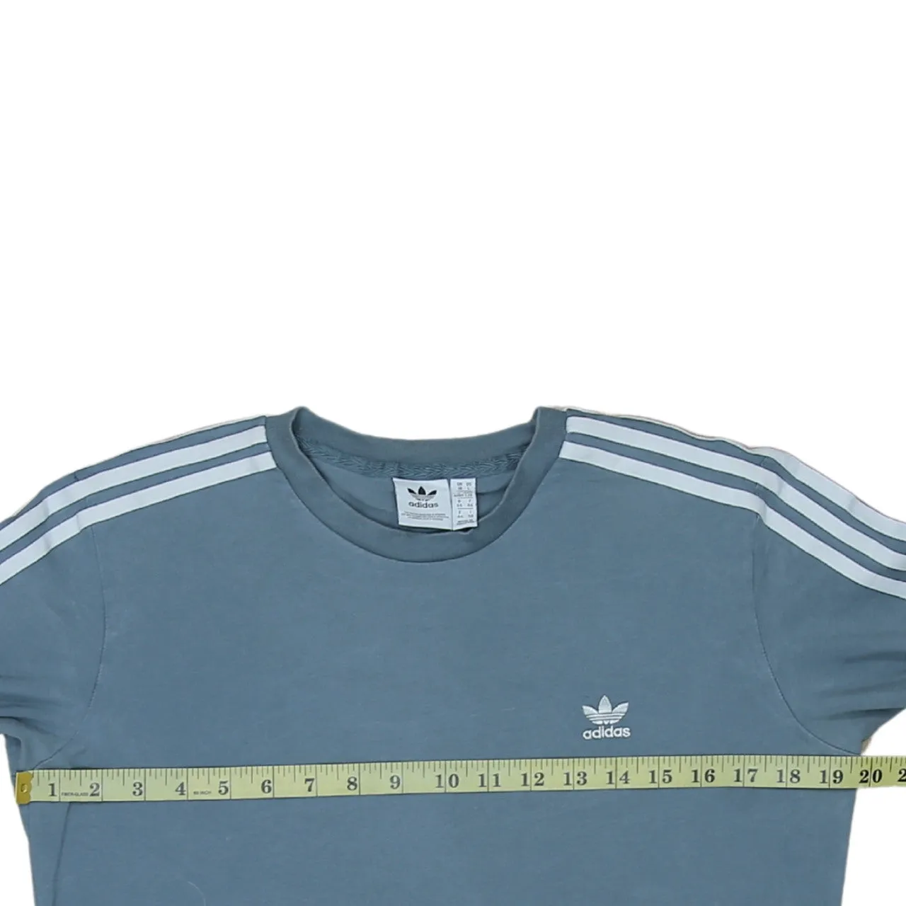 Adidas 90's Striped Sleeve Crew Neck Sweatshirt Large Blue sold by Vintage Club product image thumbnail 5