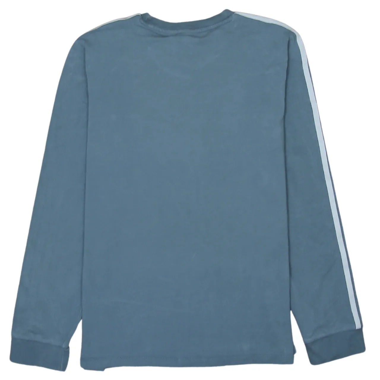 Adidas 90's Striped Sleeve Crew Neck Sweatshirt Large Blue sold by Vintage Club product image thumbnail 2