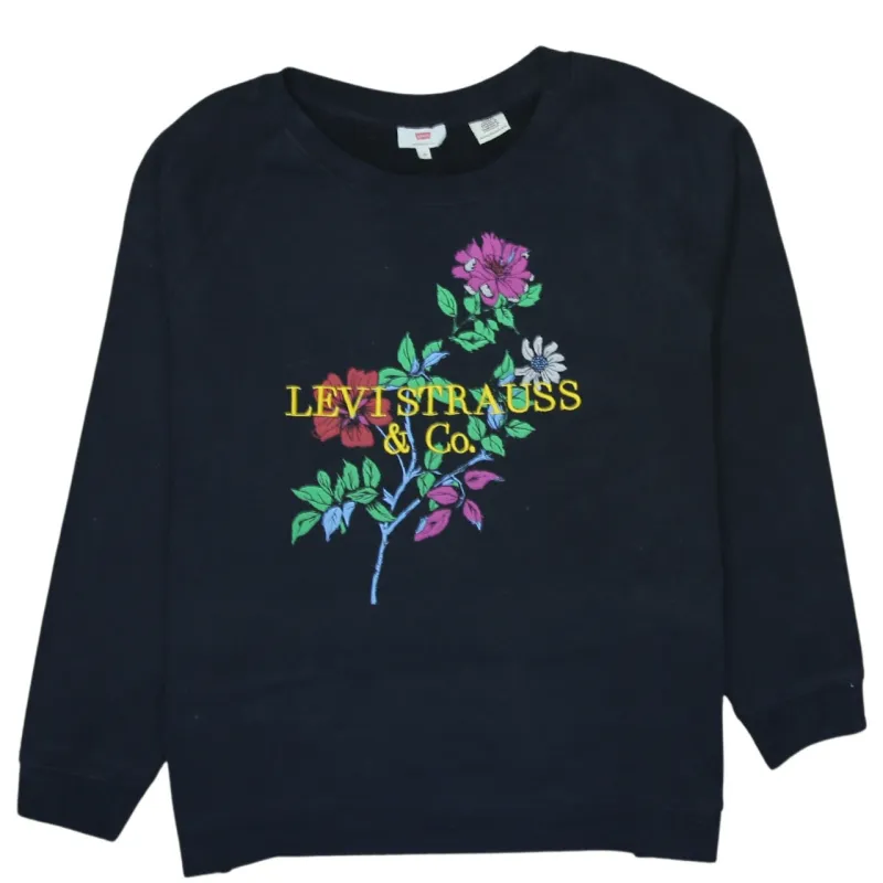 Levi's 90's Spellout Crew Neck Sweatshirt XXLarge (2XL) Black sold by Vintage Club